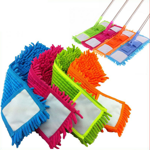 Mops Floor Replacement 20-30 Seconds <2kg Chenille 1 <40% Hot Mop Head Home Dust Refill Microfiber C19041701