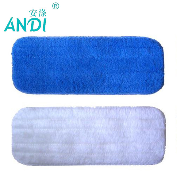 2pcs Flat Replacement Static Magnetisation Wood Floor Mop Cleaning Cloth Seaweed Fiber Mop32x12cm C19041701