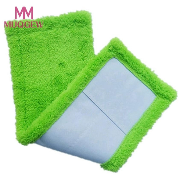 2017 Hot New 3 Colors Replacement Microfiber Washable Head Mop Pads Fit Flat Spray Mops Household Cleaning Tools C19041701