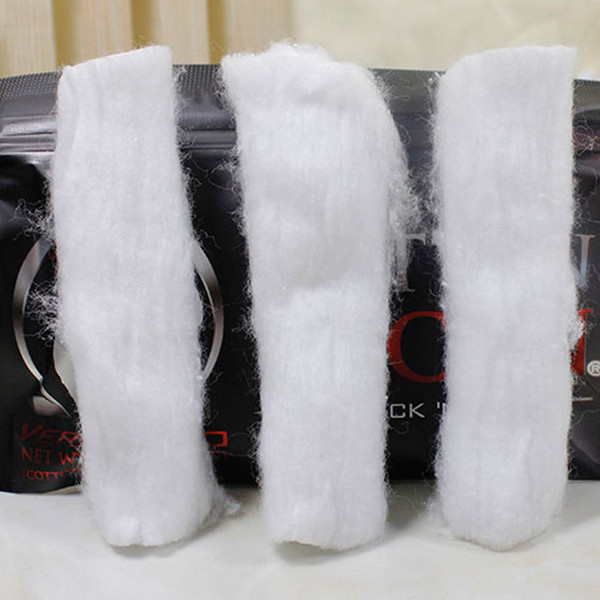 100% USA Original COTTON BACON 2.0 Pure Bacon Cotton By Wick N Vape For DIY E-Cigarette RDA RBA Vape Dual quartz coil Atomizers