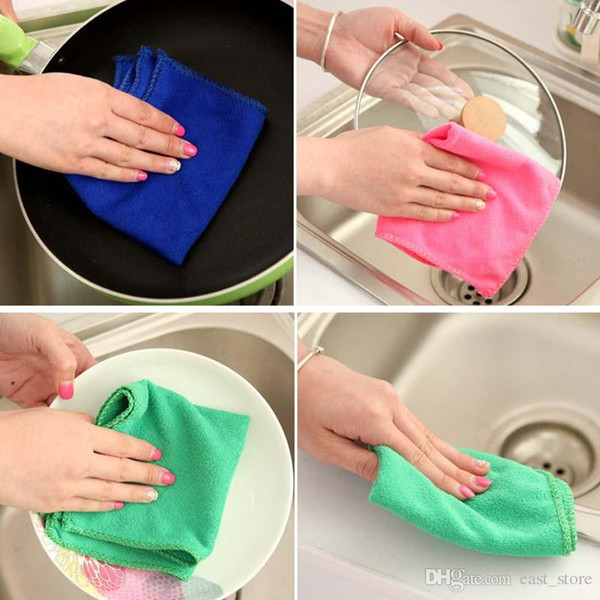 (55* 27.5cm) color microfiber towel sterile towels,Microfiber Cleaning Towel Car Washing Nano Cloth Dishcloth Bathroom Clean Towels