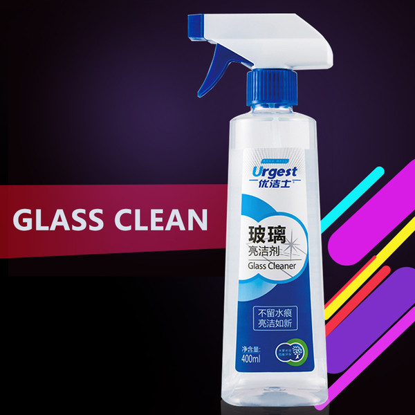 OEM 400 ml glasses cleaning spray Anti-fog,No Water Marks glass washing liquid Door/Window/Car Glass Cleaning