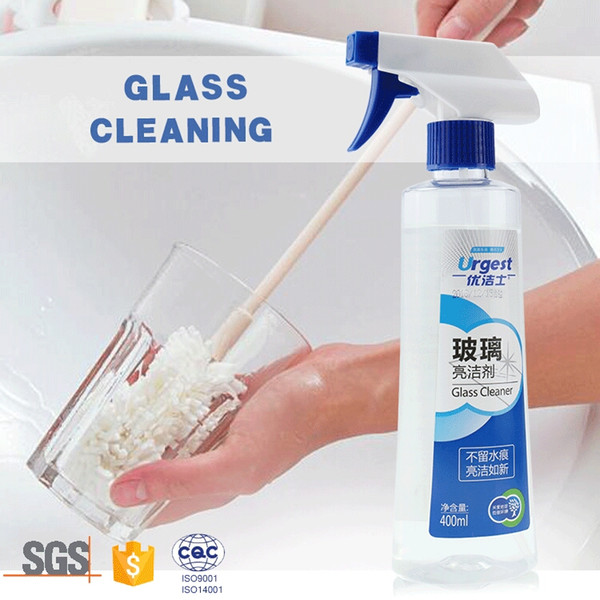 Best selling Eco-friendly Gentle formula wholesale Liquid spray Window Clear Glass Spray Cleaner with high quality