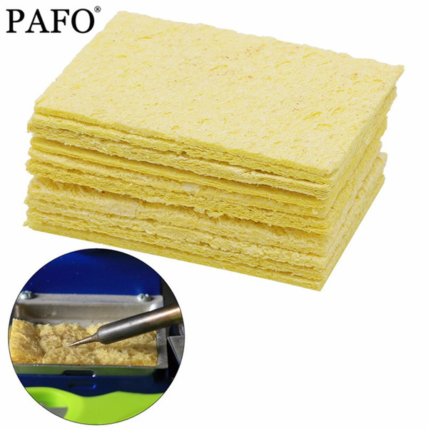 20Pcs High Quality PVA Soldering Iron Tips Cleaning Sponge Cleaner for Enduring Electric Welding Iron Sponge With Handle