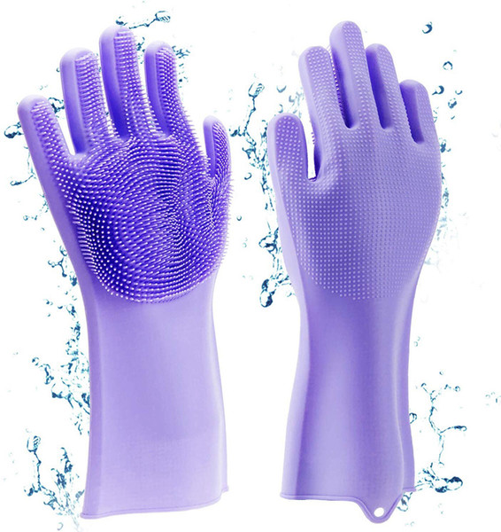 Magic Silica gel gloves can be reused to clean dust remover heat-resistant Cleaning tools Suitable for home use dishwasher cleaning cars