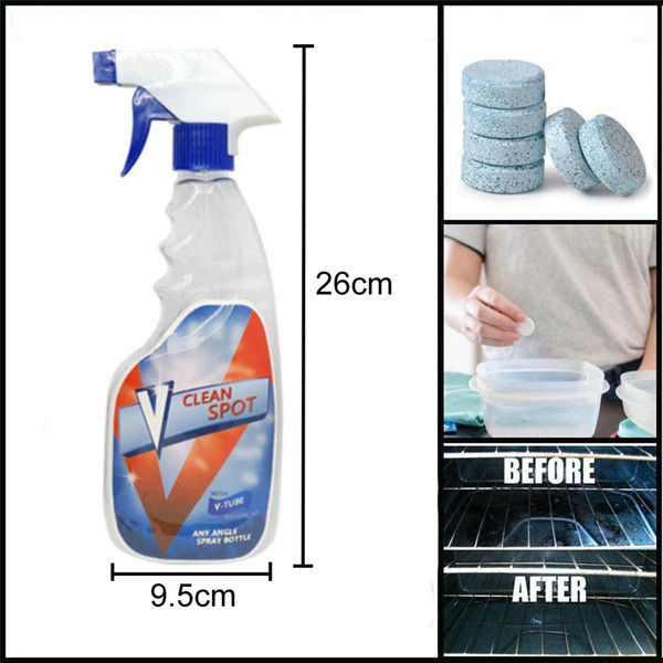 Wholesale Car Windshield Glass Washer Cleaning Spray 10 pcs Scale Removal Decontamination Effervescent Tablet Cleaner Set Bottle DH0625 T03