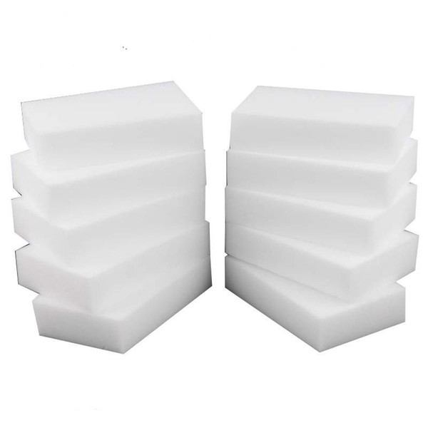 Magic Sponge White Melamine Sponge Eraser For keyboard Car kitchen Bathroom Cleaning Melamine Clean High Desity