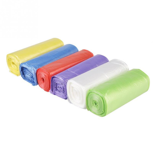 6 Rolls Replacing Clean-up Thin Garbage Rubbish Bin Bag Home Kitchen Office Toilet Trash Waste Container