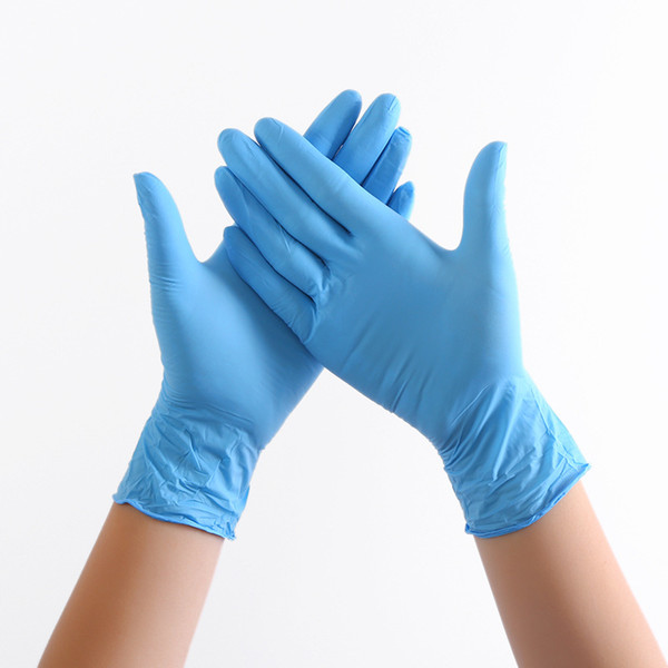 Disposable Nitrile latex gloves 3 kinds of specifications optional Anti skid anti acid cleaning gloves A grade without powder rubber H0205-1