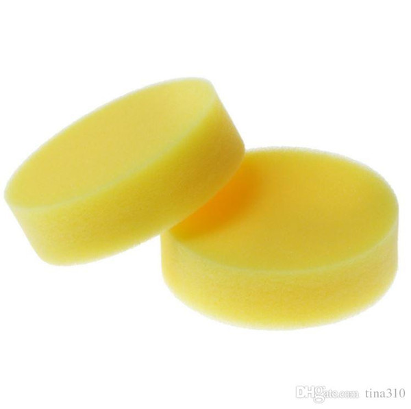 The new High density washing sponge Waxed sponges without edge Round wash car 12pcs/bag T4H0204