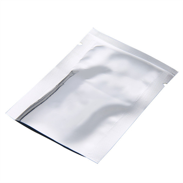 100pcs Silver Vacuum Sealer Bags for Food Aluminum Foil Mylar Bags Zip Lock Storage Pouches For Home Kitchen Storage Organization