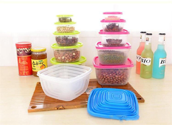 Refrigerator Storage Box Home Multi-function Transparent Food Storage Containers With Lids Airtight Seal Storage Box New Arrivel