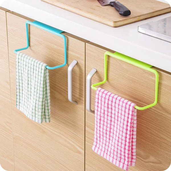 Kitchen Organizer Towel Rack Hanging Holder Bathroom Cabinet Cupboard Hanger Shelf For Kitchen Supplies Accessories TY2427