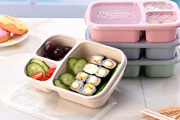 New Natural Material Lunch Bento Box Food Heated Thermos Container For Children Adults Kid Kitchen Dining Tools