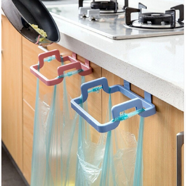 Portable Kitchen Trash Bag Holder Incognito Cabinets Cloth Rack Towel Rack Kitchen Accessories Tools