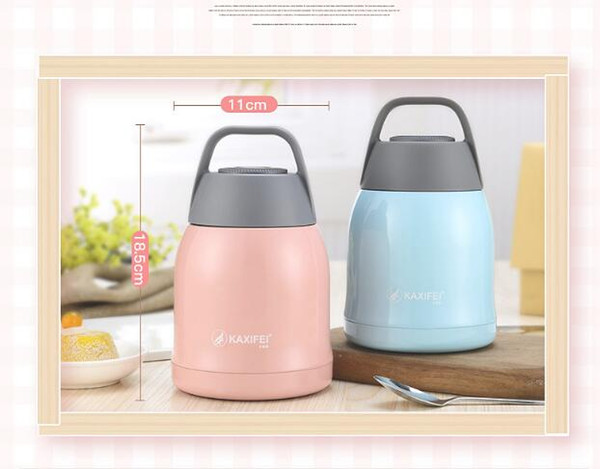 Stainless steel vacuum braising kettle Steaming beaker Stainless steel vacuum steaming kettle thermal insulation lunch box