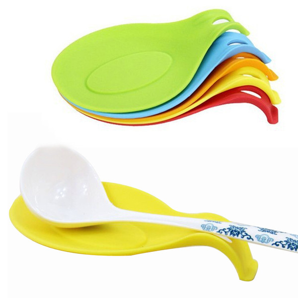 7 Colors Multi Mat Kitchen Tools Silicone Mat Insulation Placemat Heat Resistant Put A Spoon