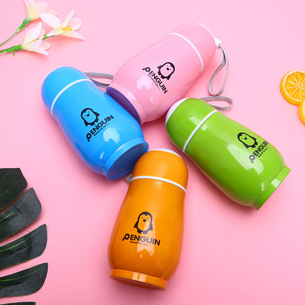 Hot Sale Penguin Shape stainless steel insulation Cup Popular Thermal Cup Cute vacuum mug Kids Water Bottle