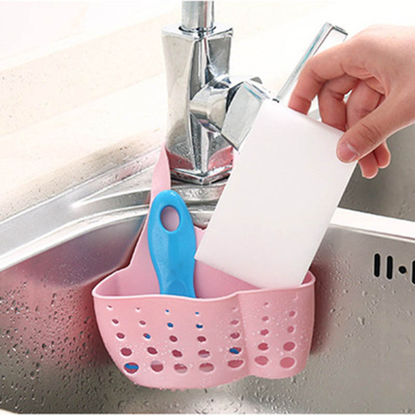 Kitchen Portable Hanging Drain shelf Basket Drain Bag Dish Rack Bath Storage Rack Gadget Tools Sink Holder For kitchen