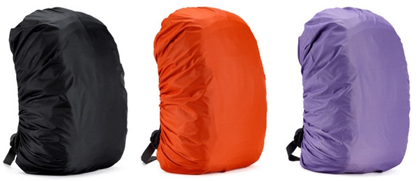 mix 11kinds waterproof Outdoor mountaineering bag rain covers 35L 190D polyester taffeta interior coated with silver