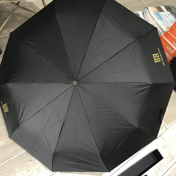 luxury Classic pattern GVC logo Umbrella For Women 3 Fold Luxury Umbrella with gift Box And Bag Rain Umbrella VIP gift zdl 89.