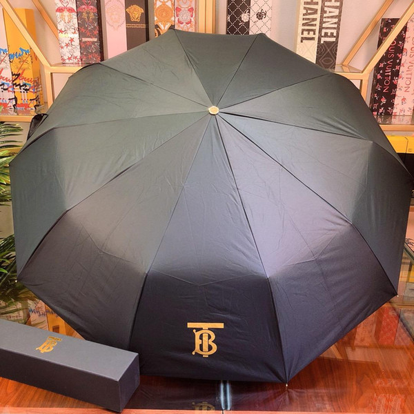 B-6 new arrival Luxuries designers Rain Gear men women Brand Design Umbrellas for sun wedding beach decoration Automatic folding umbrella