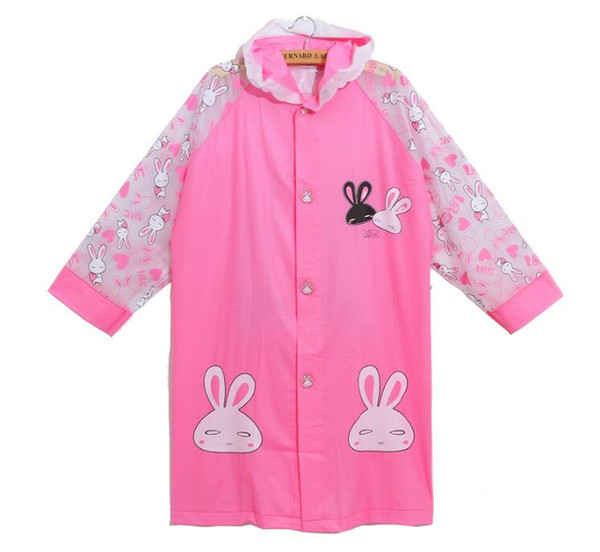 wholesale kids raincoats PVC eco-friendly material children raincoats 10 styles lovely frog tiger rabbit elephant cartoon pattern A247