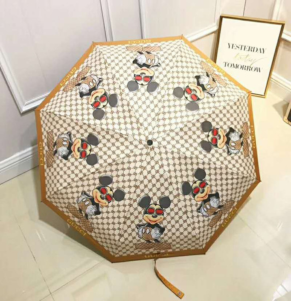 wholesale Letter G Little Bees Umbrella Women Men luxury Classic Style Camellia Umbrella Hot Sale LOGO Umbrella zdl 89.