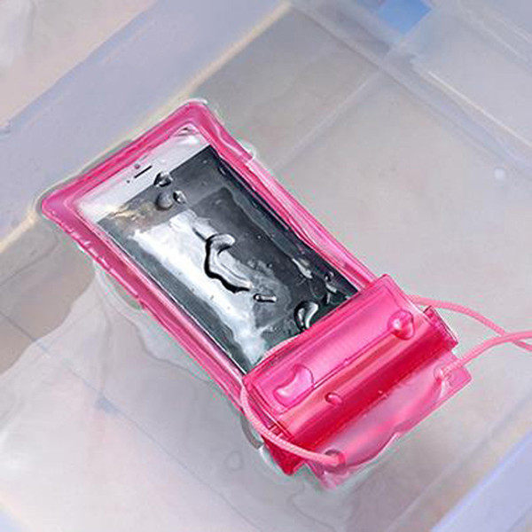 4pcs Outdoor travel swimming diving case phone waterproof bag transparent common set of underwater diving waterproof bag