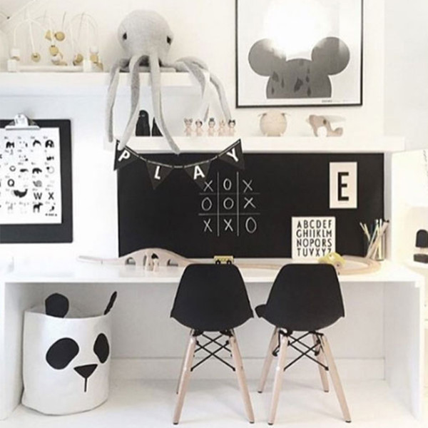 Cute Animal Panda Children's Baby Toy Storage Bag Storage Bag Clothes Laundry Laundry Bag Can Stay Room Decor 30 * 40 cm