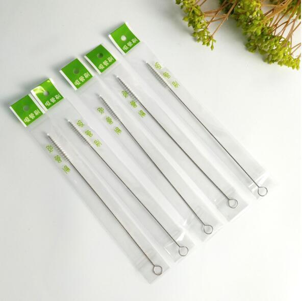 Wholesale Hot sale stainless steel wire straws cleaning brush bottles brush Children's kettle brush Free shipping