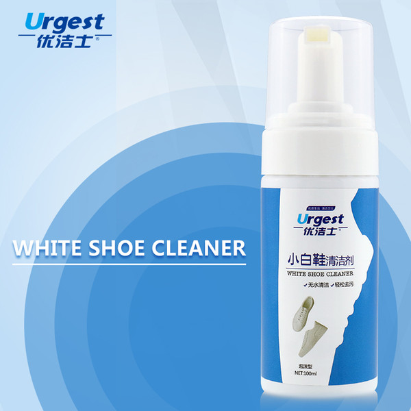 2018 Explution brand high quality green formula white school shoes cleaner 100 ml without water wash