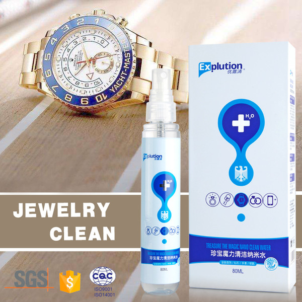 Most popular Eco-friendly Rings Clesner,Keys Cleaner with Nano Water Bottle 80 ml ISO9001,ISO14001,SGS