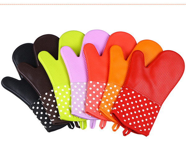 Microwave Oven No-slip Mitthigh temperature heat resistant silicone gloves Non-Slip Silicone gloves silicone oven gloves Microwave Oven Glov