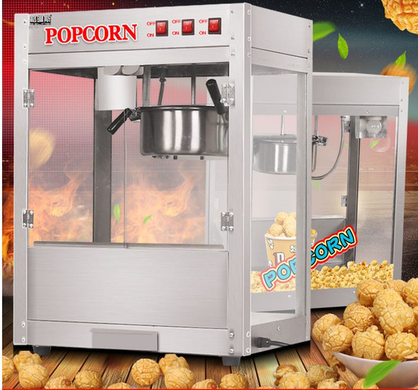 commercial electric American round ball popcorn machine popcorn maker Popping Corn Kernels machine good quality free shipping 110v/220v