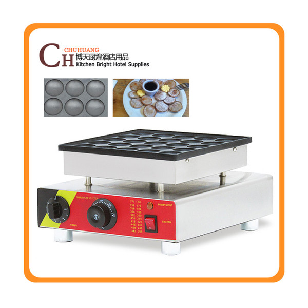 Promotion price best sell new product Electric Poffertjes Grill pancake 25 holes for sale