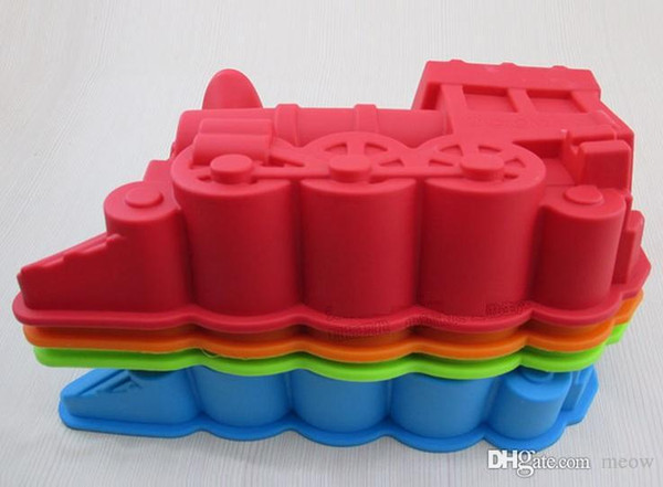 Silicone Locomotive Cake Mold Train Thomas Shape Baking Mold Baking Moulds