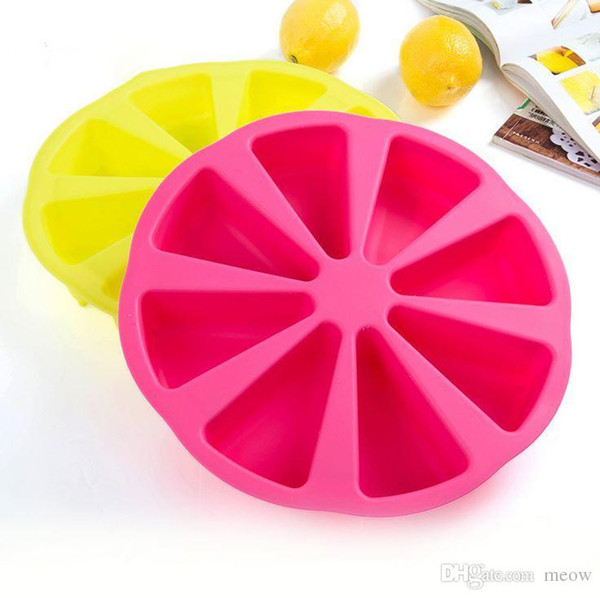 Silicone Scone Mold 8 Cells Chiffon Mousse Cake Baking Mould Jelly Bread Cake Tray Non-Stick Kitchen Tool