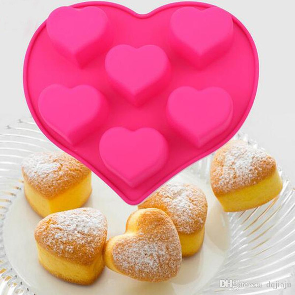 Free Shipping Bakeware & Tools Baking Pastry Mould Tiramisu Cake Heart With Love Design Silicone Cake Mold