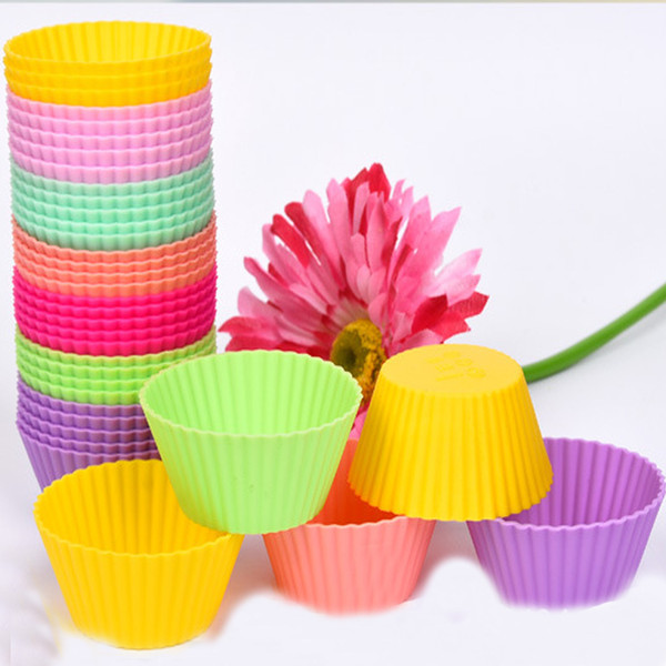 7cm 7g Multi-color Silicone Cake Liner Case