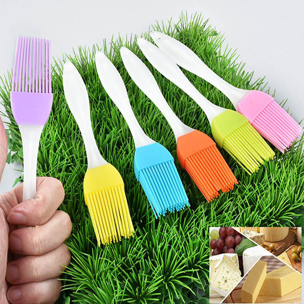 Silicone Butter Brush BBQ Oil Cook Pastry Grill Food Bread Basting Brush Bakeware Kitchen Dining Tool HH-B05