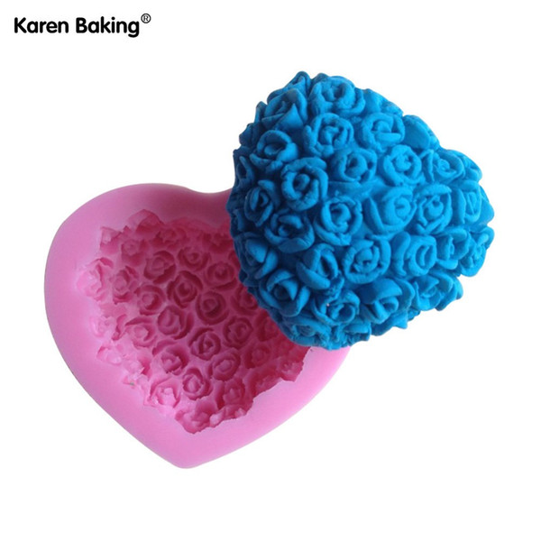 Wholesale- Rattan Flower Cake fondant cake shaped wedding cake decoration Soap mold silicone mold