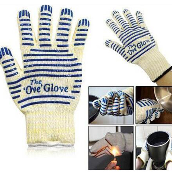 2017 chirstmas Quality the Ove Glove Microwave oven Glove 540 F Heat Proof Resistant Cooking Heat Proof Oven Mitt Glove Hot Surface Handler