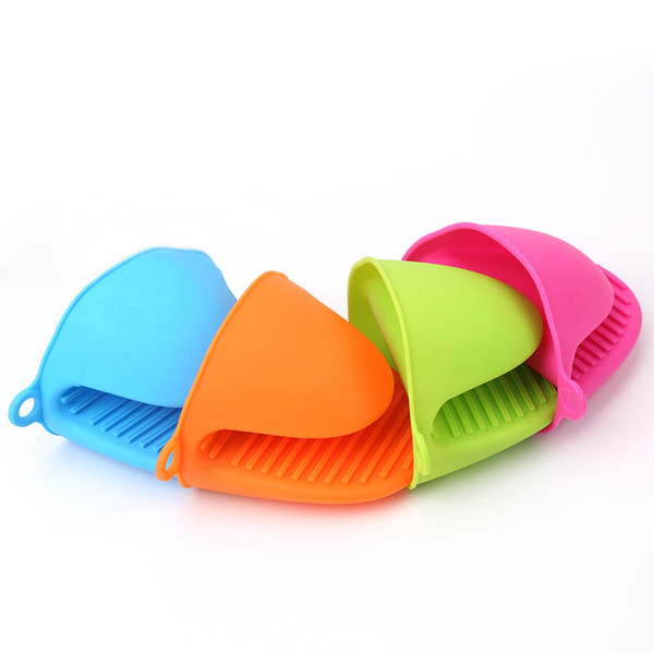 Silicone Mini Oven Pinch Mitt Heat Resistant Hot Handle Holder Cooking Nonslip Grip Potholder for kitchen