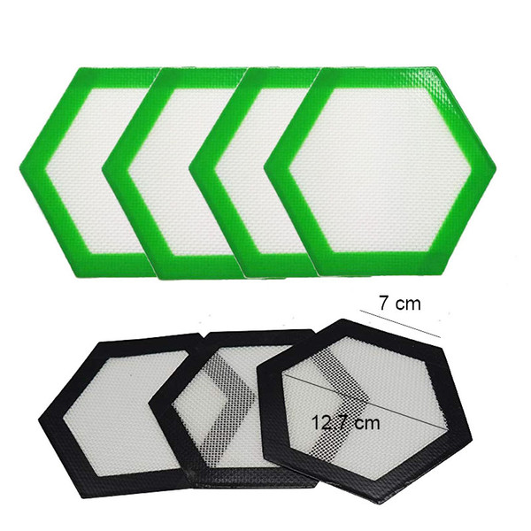 Colorful Non-Stick Heat Resistant Silicone Mat Silicone Baking Mat Kitchen Tools Baking Tools 12.7 Cm Hexagon Shape Mat