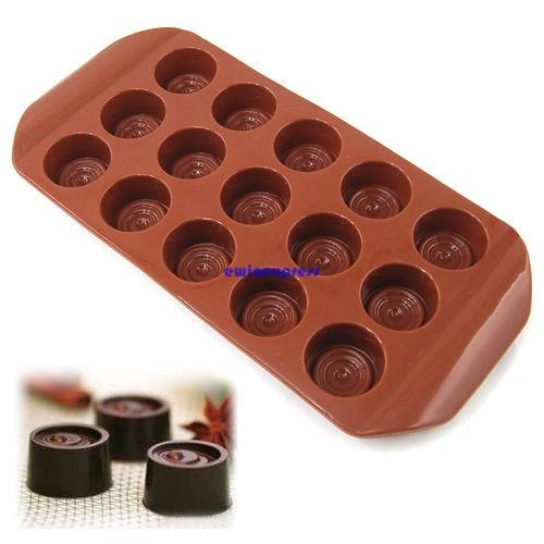 Novel Buttons Silicone soaps mold Chocolate Candy Cake molds Tray Mould Sugarcraft Silicone Mould Make Fab Cake Decorations