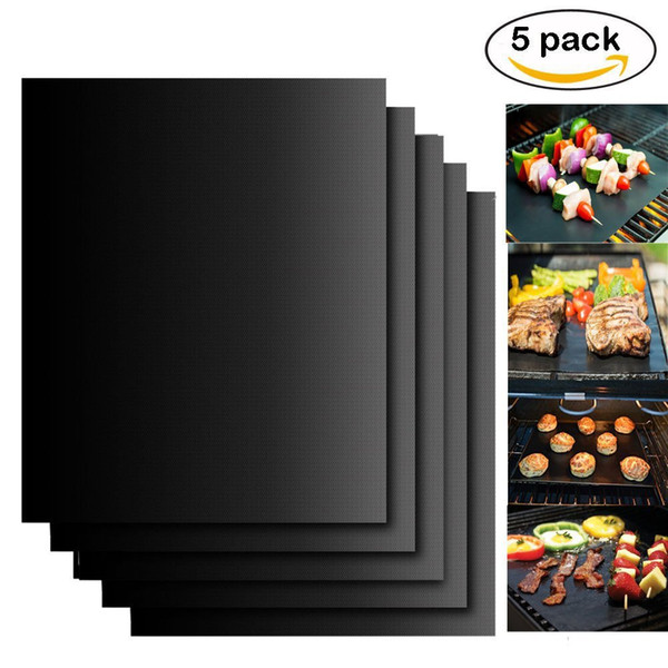 silicone mat Barbecue Tool Accessories Baking Bake Mat Oven Liner Reusable Non-Stick BBQ Grill Mats 16