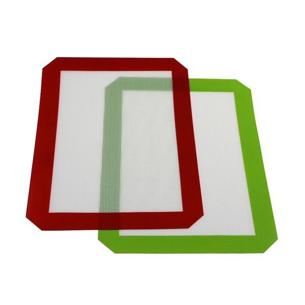 Wholesale Non-Stick Silicone Mats 30CM x 21CM (11.81 x 8.27 inch) Silicone Baking Mats Dab Oil Wax Bake Dry Herb Pads