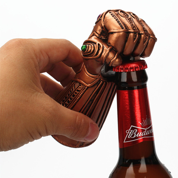 Waroom88 Beer Bottle Openers Thanos FIst Shaped Bottle Opener Wine Corkscrew Beverage Wrench Jar Openers for Dinner Party Bar Tool