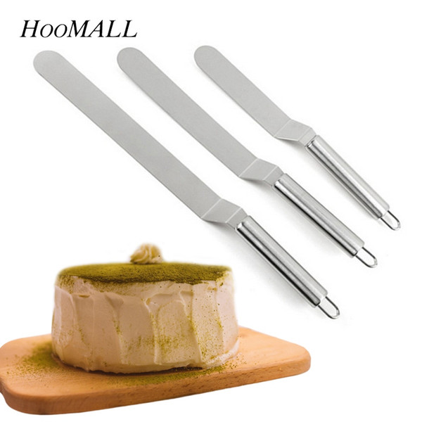 Hoomall 6/8/10 Inches Cake Butter Stainless Steel Cream Spatula For Cake DIY Kitchen Baking & Pastry Tools Decorating Tools